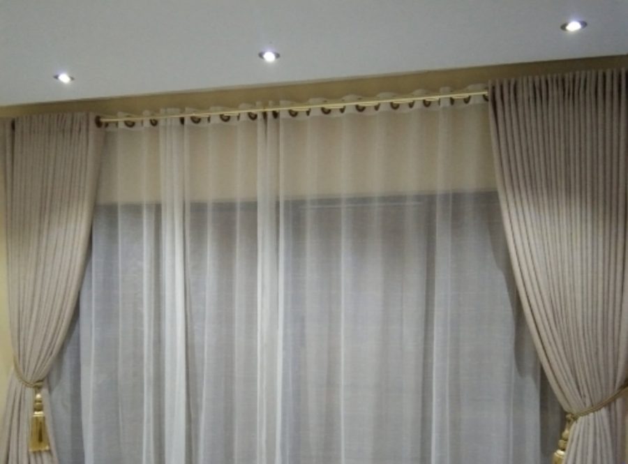 Sheers and side drapes